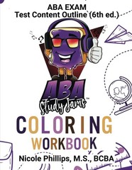 ABA Study Jams Coloring Workbook by Nicole Phillips BCBA