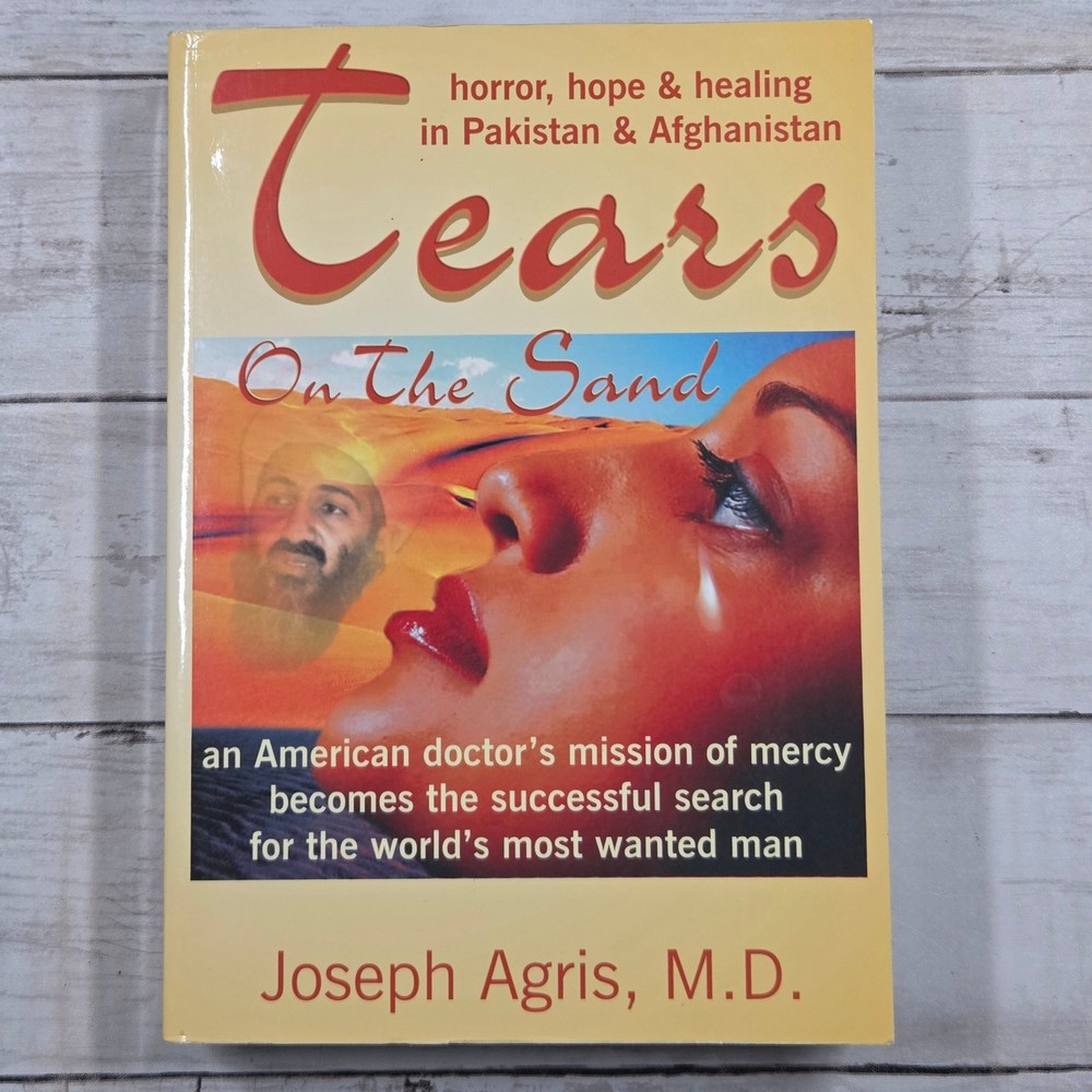 Joseph Agris Tears On The Sand Book Signed Copy