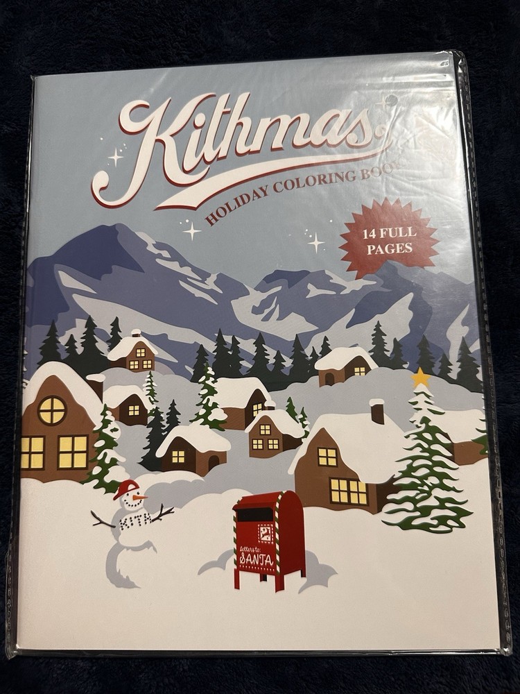 Kith Kithmas Holiday Coloring Book (14 pages)