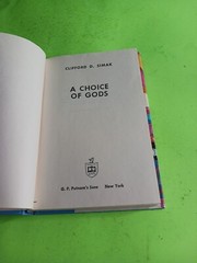 A Choice of Gods by Clifford D. Simak HC (1972) BCE Mike Hinge