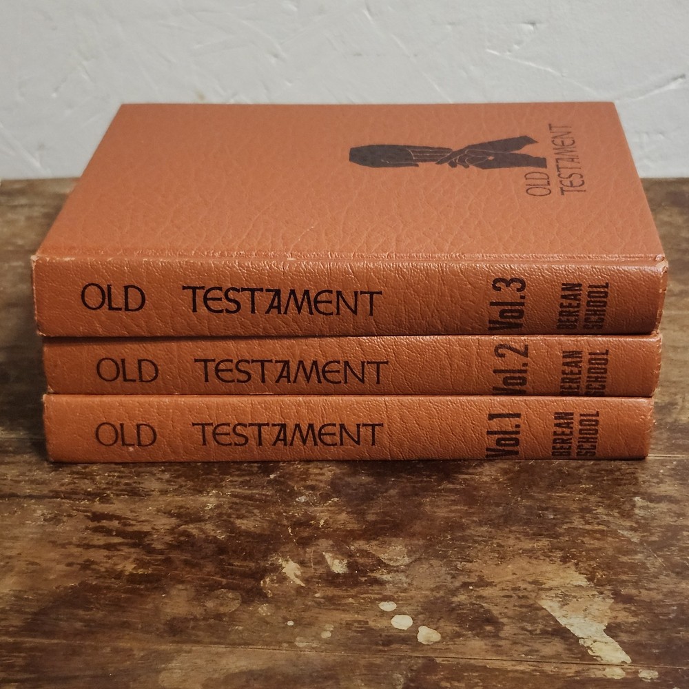 Old Testament Studies Vol 1 2 & 3 by Frank M. Boyd 1967 Gospel Publishing House