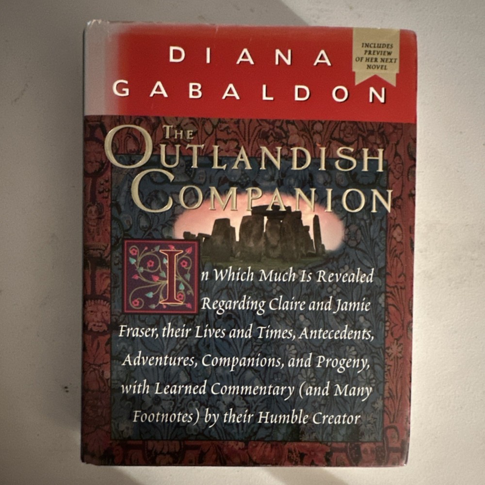The Outlandish Companion Diana Gabaldon 1999 Hardcover Delacorte Outlander Ser.