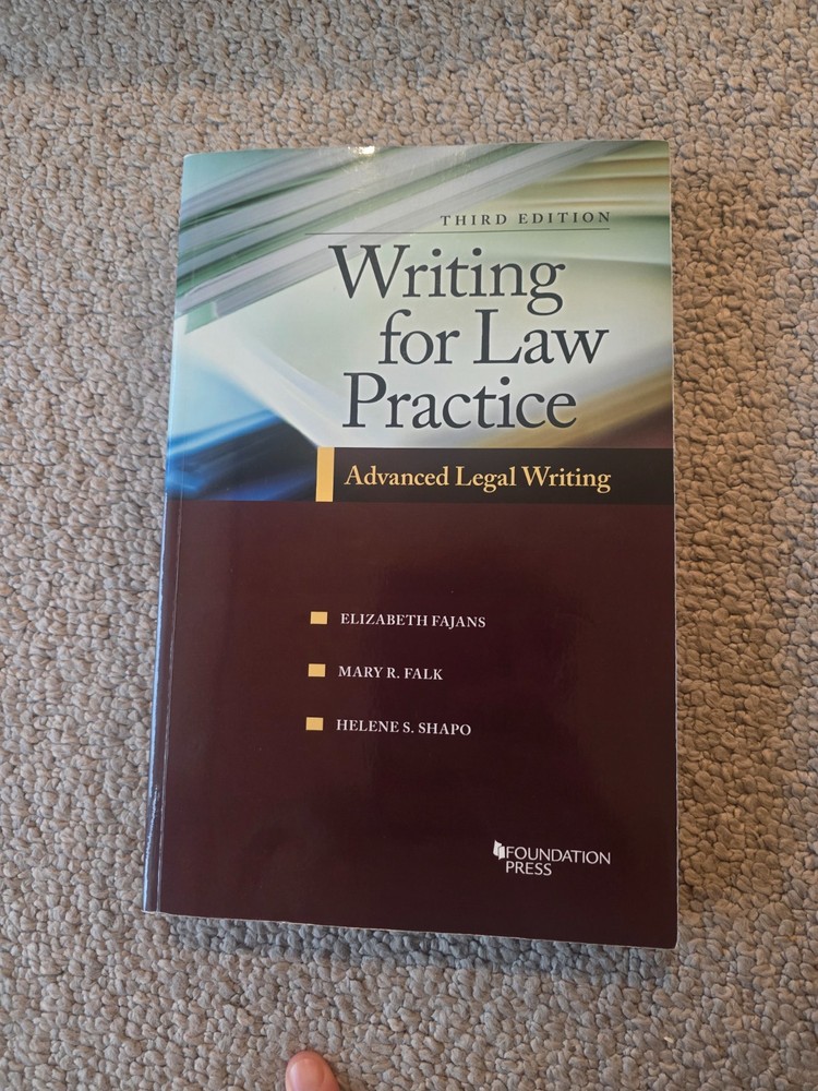 Writing for Law Practice by Elizabeth Fajans