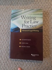 Writing for Law Practice by Elizabeth Fajans