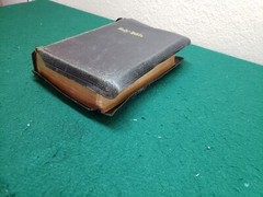Vintage National Holy Bible Gold Seal Home Edition KJV Black Leatherbound