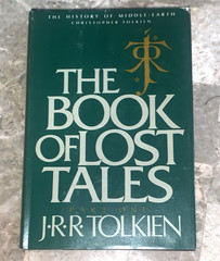 J.R.R. Tolkien The Book of Lost Tales Part One 1984 First Book Club Edition HCDJ