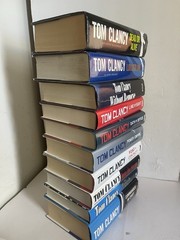 Tom Clancy lot 10 Books Hardcover Dust Jacket Mixed Titles & Years