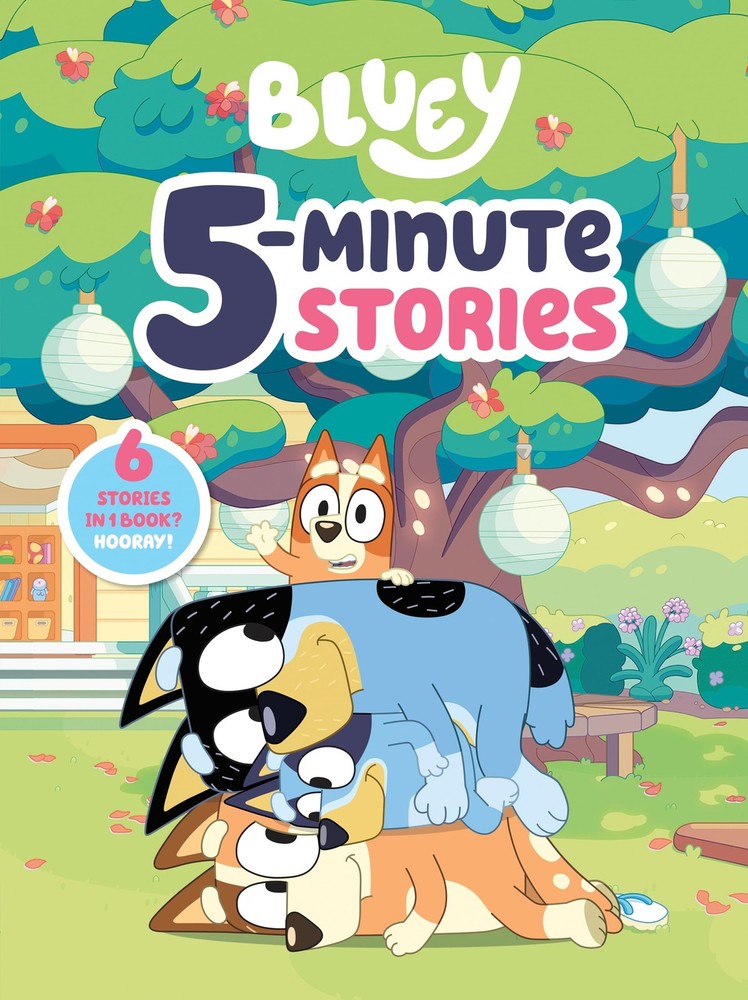 Bluey 5-Minute Stories: 6 Stories in 1 Book? Hooray! – hardcover Penguin You…
