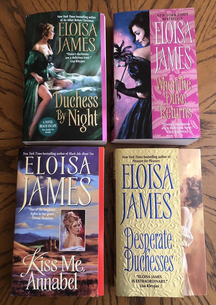 Eloisa James Lot Of 4 Books in Mass Market Paperback Avon Historical Romance GC