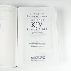 Reformation Heritage KJV Study Bible New Sealed Leather Like Two-Tone Beeke