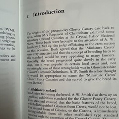 The Gloster Fancy Canary – Guide To Keeping, Breeding N.J. Barrett + C.Blackwell