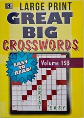 Kappa Large Print Great Big Crosswords Puzzle Books, 24 Different Volumes U-PICK
