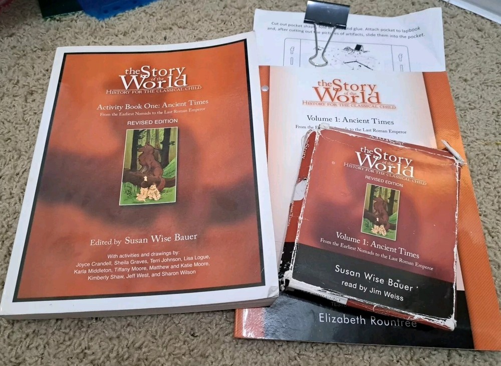 Story of the World, Ancient Times, Volume 1, Set, By Susan Bauer, Activity Book