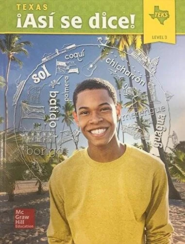 Asi se dice Texas Edition Level 3 – Hardcover By Conrad J Schmitt -NEW