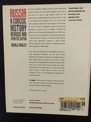 Russia „A Concise History” 1999 issue, 224 pages with 204 illustrations & 4 maps