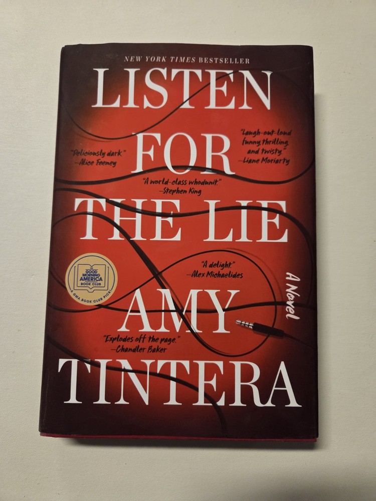Listen for the Lie by Amy Tintera Fiction Hardcover Celadon Books Mystery 2024