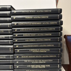 Agatha Christie Mystery Collection – Lot of 39 Books – Bantam Leatherette HC Set