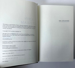 The Litigators SIGNED by John Grisham, 2011 HCDJ 1st ed 1st print Mylar, Fine