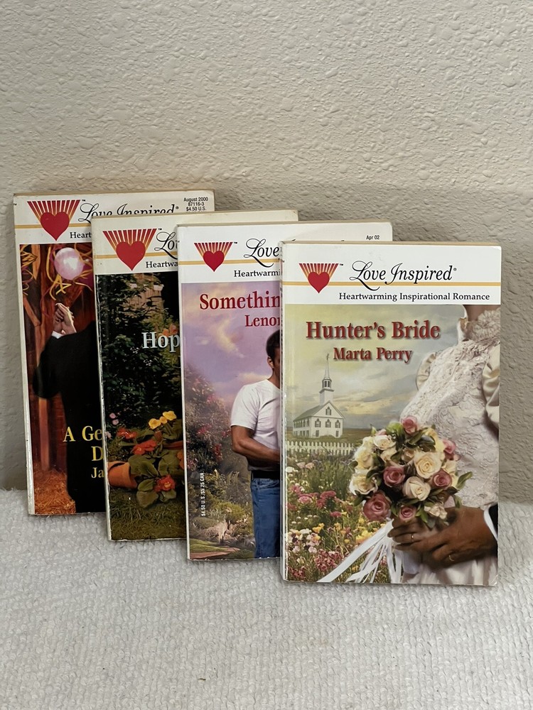 Steeple Hill Love Inspired Series Lot 4 Paperback Books