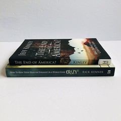 Christian Bible Prophesy End Times U.S. /Rick Renner, Jeff Kinley 2 book lot