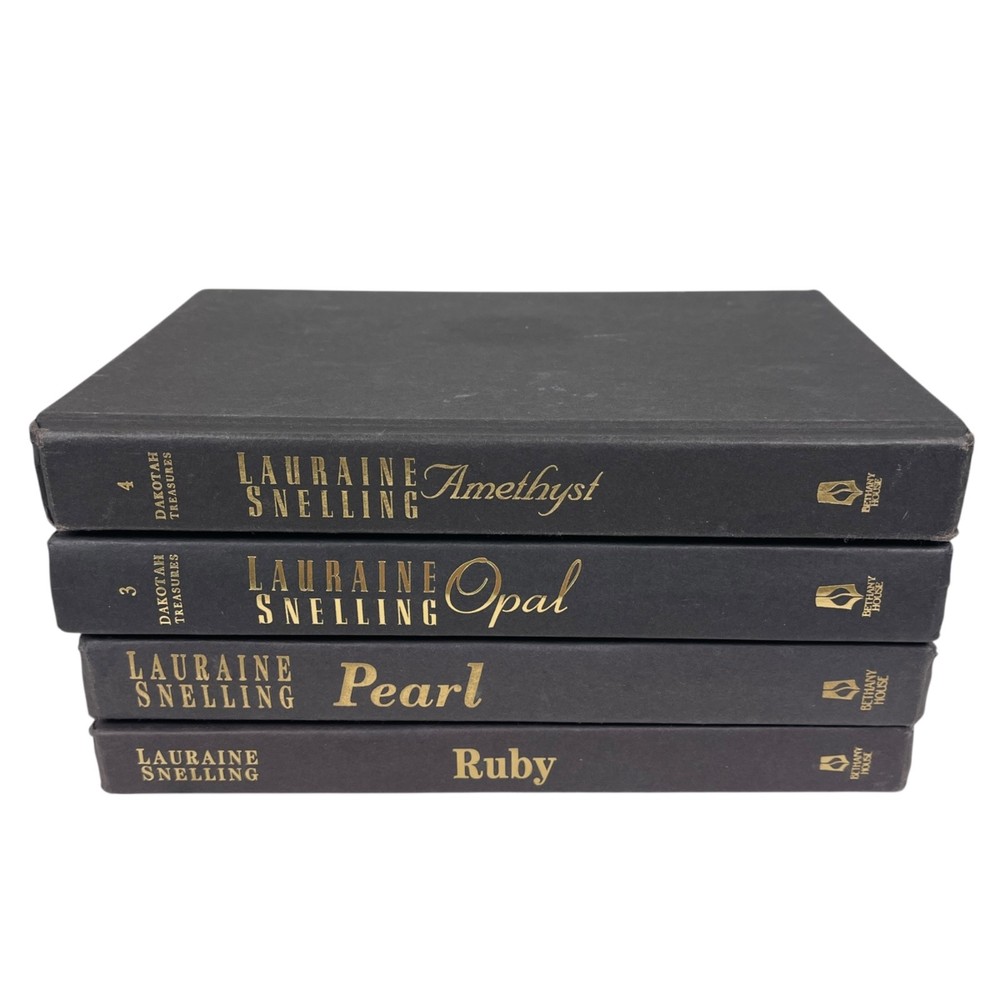 Complete Set Series Lot of 4 Dakotah Treasures Hardcover Books Lauraine Snelling