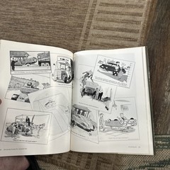 The Automobile Book by The Saturday Evening Post, Antique Vintage Art 1979 HB