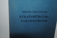 STAATSBURGER-TASCHENBUCH, hc, GERMAN, 1970, German studies