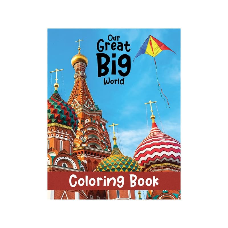 Our Great Big World Coloring Book $