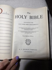 Holy Bible Red Letter Verse Reference Concordance Holman Company Ref Jewel Ed