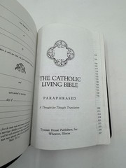VTG The Catholic Living Bible Red Letter 1976 Leather 9th Print Tyndale 2363-2
