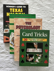 4 Poker Strategy Books Lot Psychology of Poker Essays Texas Holdem Card Tricks