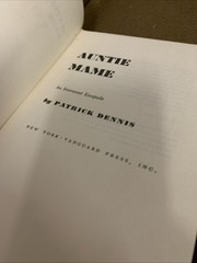Auntie Mame an Irreverent Escapade by Patrick Dennis 1958 Romance Vintage