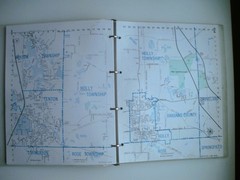 Michigan GREATER COUNTY BOOK MAP – 1998 Oakland & Genesee with 110 pages of Maps