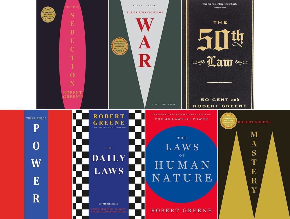 Robert Greene Complete 7 Books Collection Set (Power, Mastery..NEW Paperbck 2022