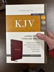 The Holy Bible KJV Thinline Bible Large Print 2016 (Red Letter Leathersoft)