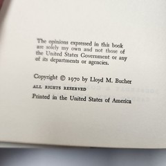 Bucher: My Story (Hardback 1970) (FREE SHIPPING)