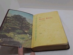 Vintage 1972 Holy Bible Revised Standard Version Red Letter Nelson
