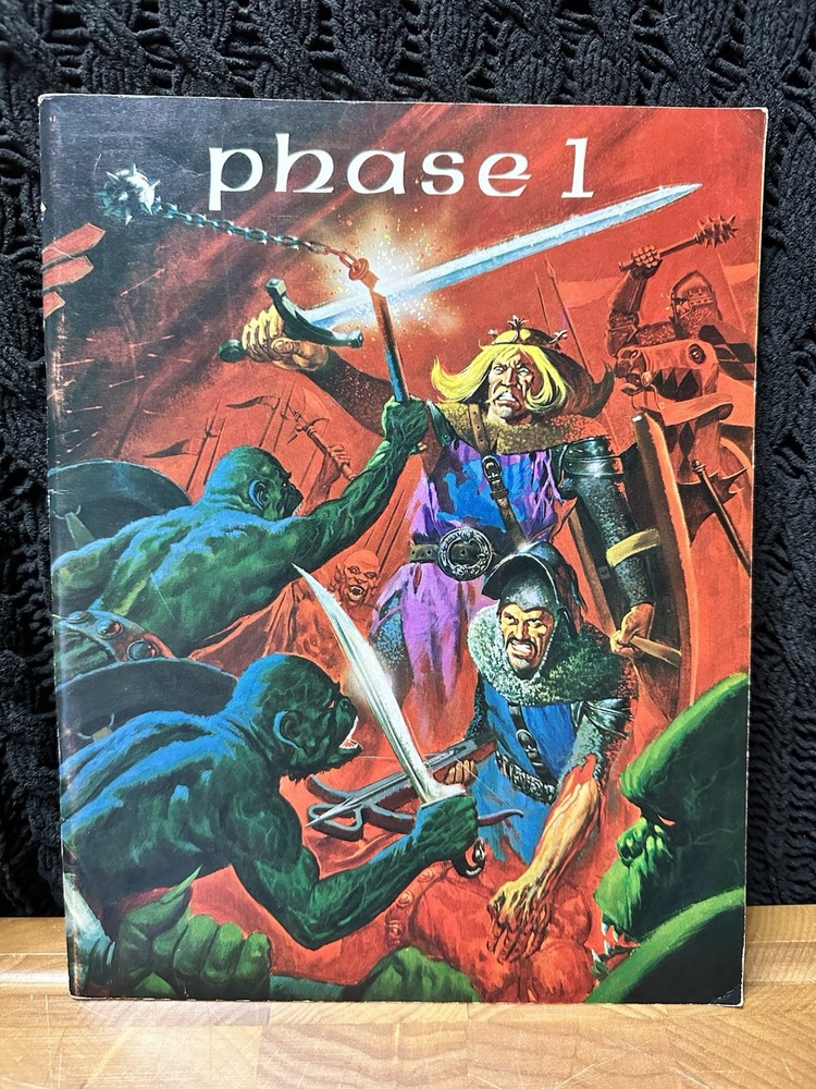 PHASE 1 Fanzine Science Fiction Fantasy Magazine – 1971 – Wrightson Adams Kaluta