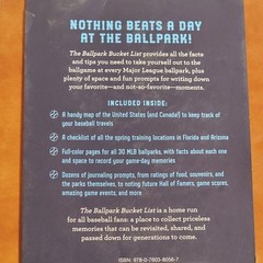 The Ballpark Bucket List Take This Out To The Ballgame! MLB Parks Scorecard