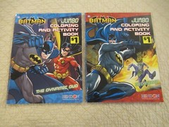 Batman Jumbo Coloring and Activity Books (2-Set) (2012) (Bendon, Inc.)