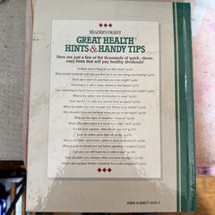Great Health Hints & Handy Tips (Reader’s Digest General Books) – VERY GOOD