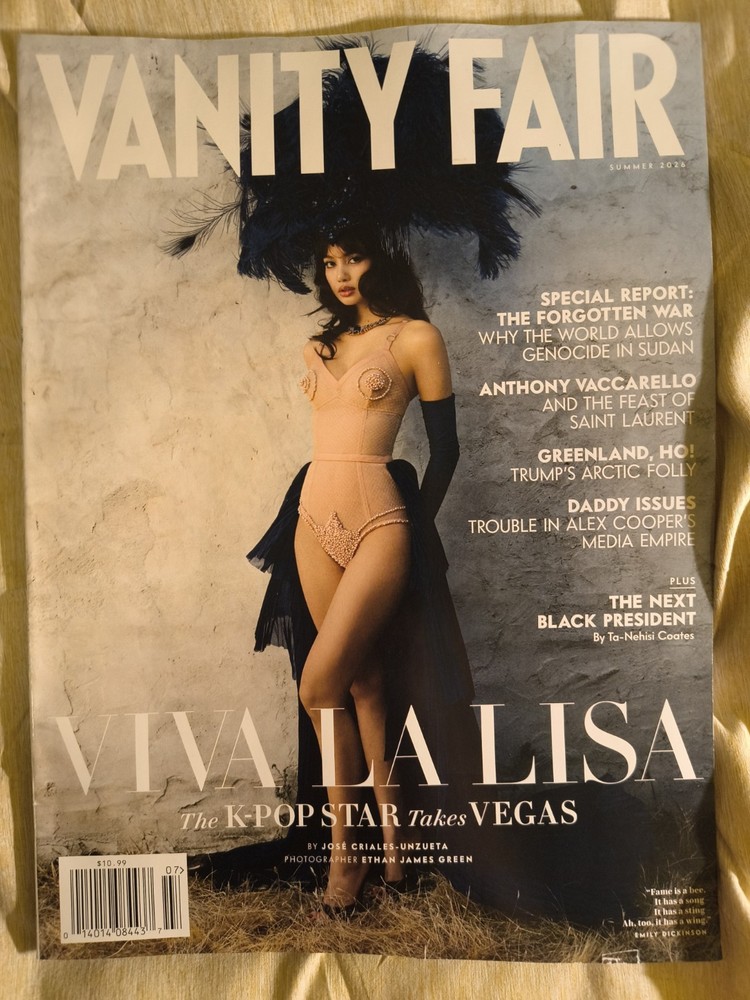 Vanity Fair Summer 2026 NEW Magazine Viva La Lisa BlackPink K-Pop Star Las Vegas