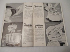 Mixmaster 1950 How To Get The Most Out Of Your Sunbeam Recipes 39 Pages