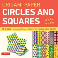 Origami Paper Circles and Squares 96 Sheets 6″ (15 cm)