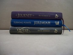 3 David Jeremiah Leather Turning Point Books: Quest, Journey & Turning Points