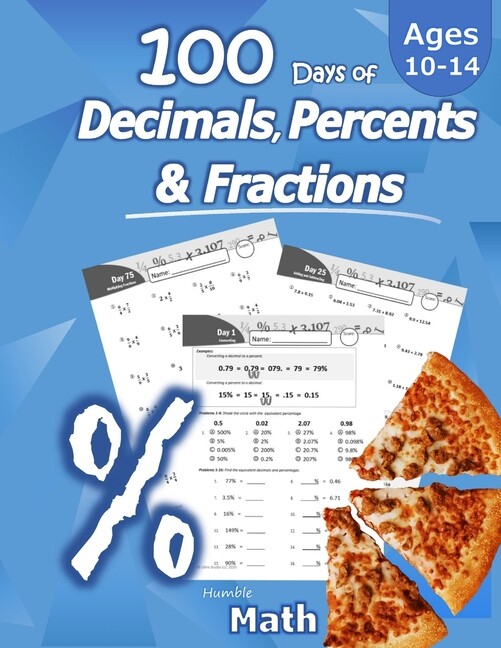 Humble Math – 100 Days Of Decimals, Percents & Fractions: Advanced Practice…