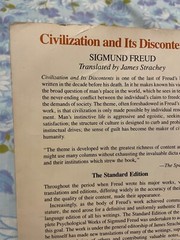BOOK Civilization and its Discontents SIGMUND FREUD Standard Edition James Strac