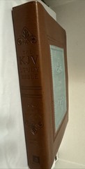 KJV Study Bible Large Print Thumb Indexed Red Letter 2011 Teal Inlay