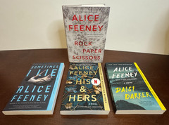 Alice Feeney 4 Book Bundle Thriller Set Daisy Darker Rock Paper Scissors NEW