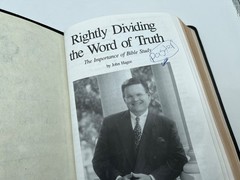 Prophecy Study Bible John Hagee Ministries Bonded Leather NKJV 1997